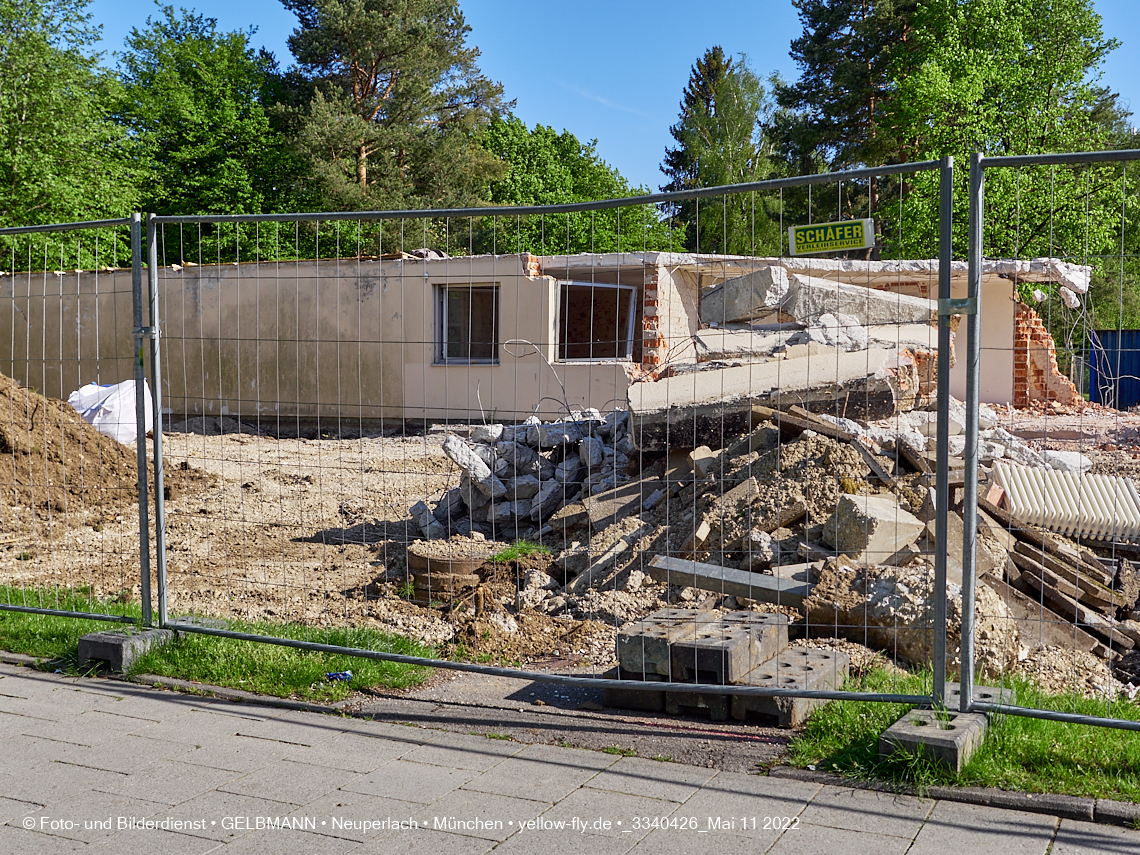 11.05.2022 - Baustelle am Haus für Kinder in Neuperlach